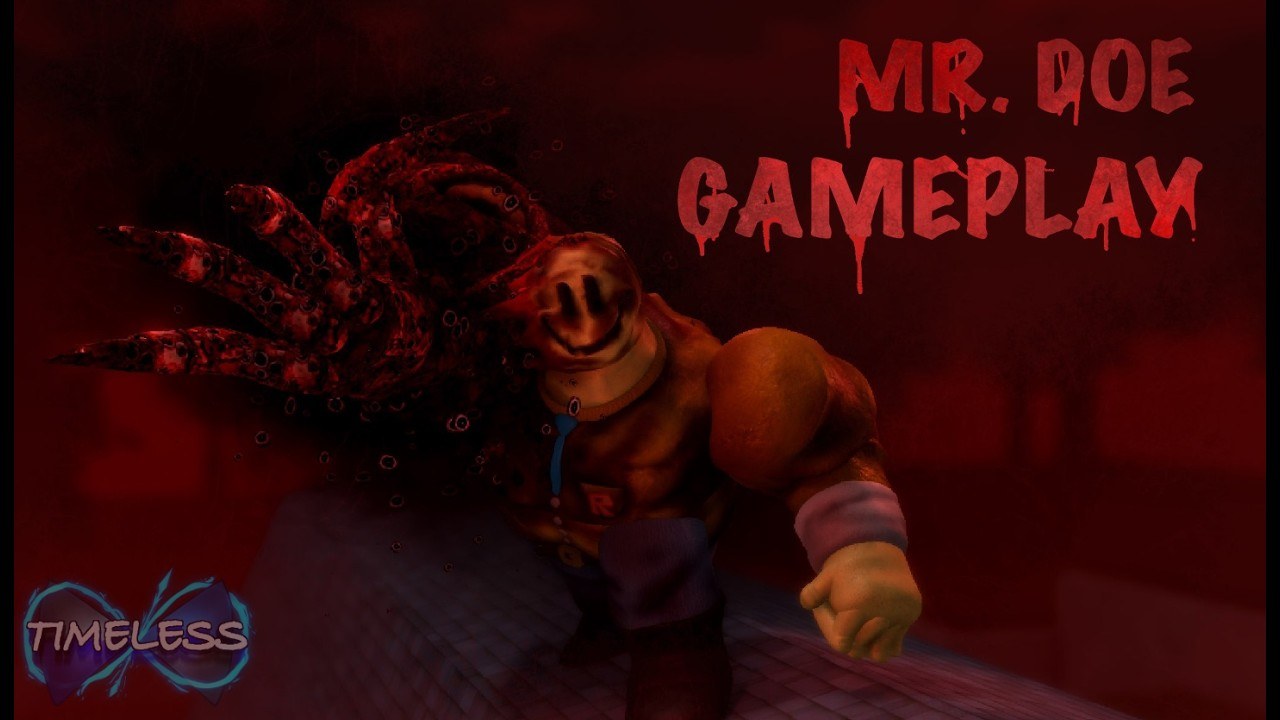 Mr. Doe, the free TIMELESS entity, lunging with a corrupted claw in official gameplay art